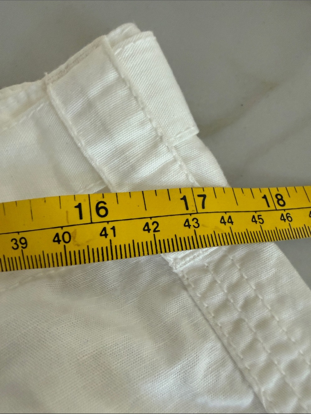 NWT James Perse Women's White Tie-Waist Bermuda Shorts Sz 27 - Picture 6 of 8